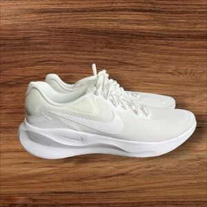 Nike Revolution 7 Womens Size 9.5 White Athletic Running Walking Shoes Sneakers
